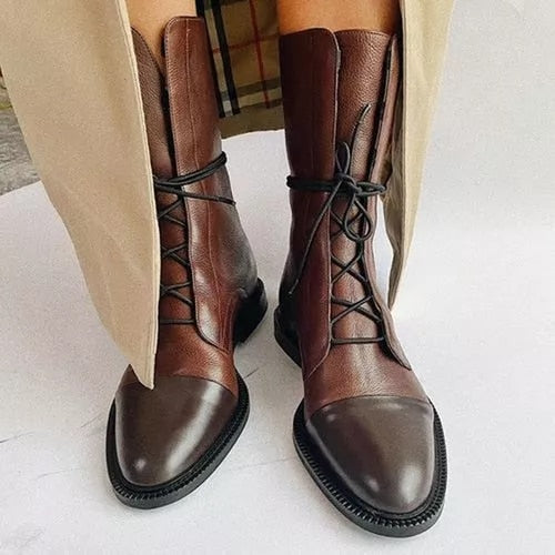 Botas de PU negras para mujeres – Comodidad y estilo para cualquier evento