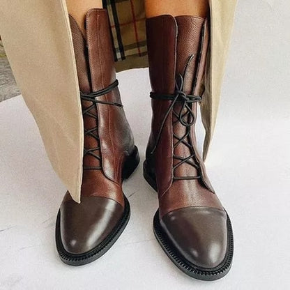 Botas de PU negras para mujeres – Comodidad y estilo para cualquier evento