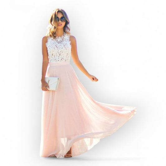 Vestido de verano elegante de tela transpirable