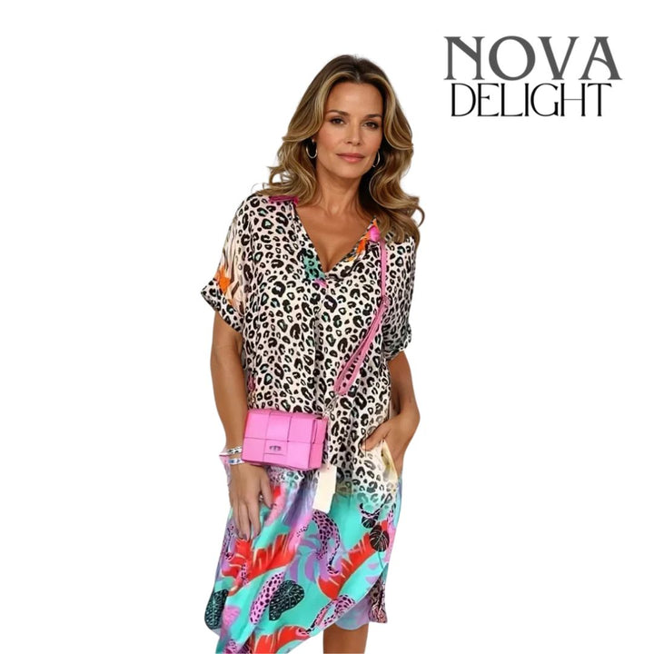 Vestido Caitlin™ de verano con estampado de tigre