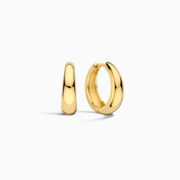 Pendientes de aro Rue Statement | Oro