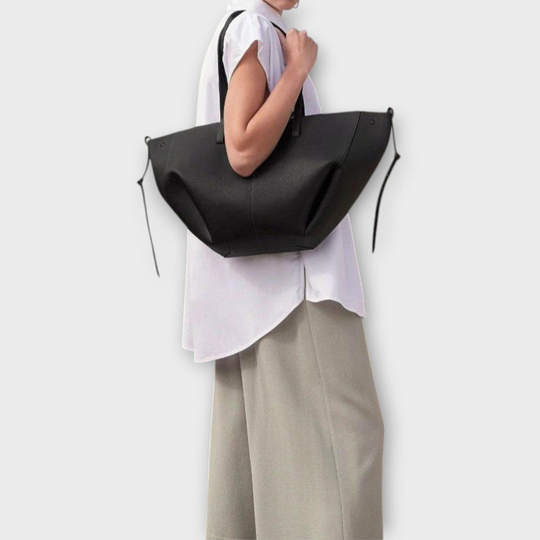 Bolso de mano de cuero italiano elegante - Bolso Aura