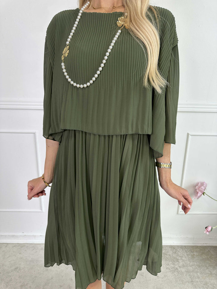 Cristina - Vestido inflable dulce con capa de rafia