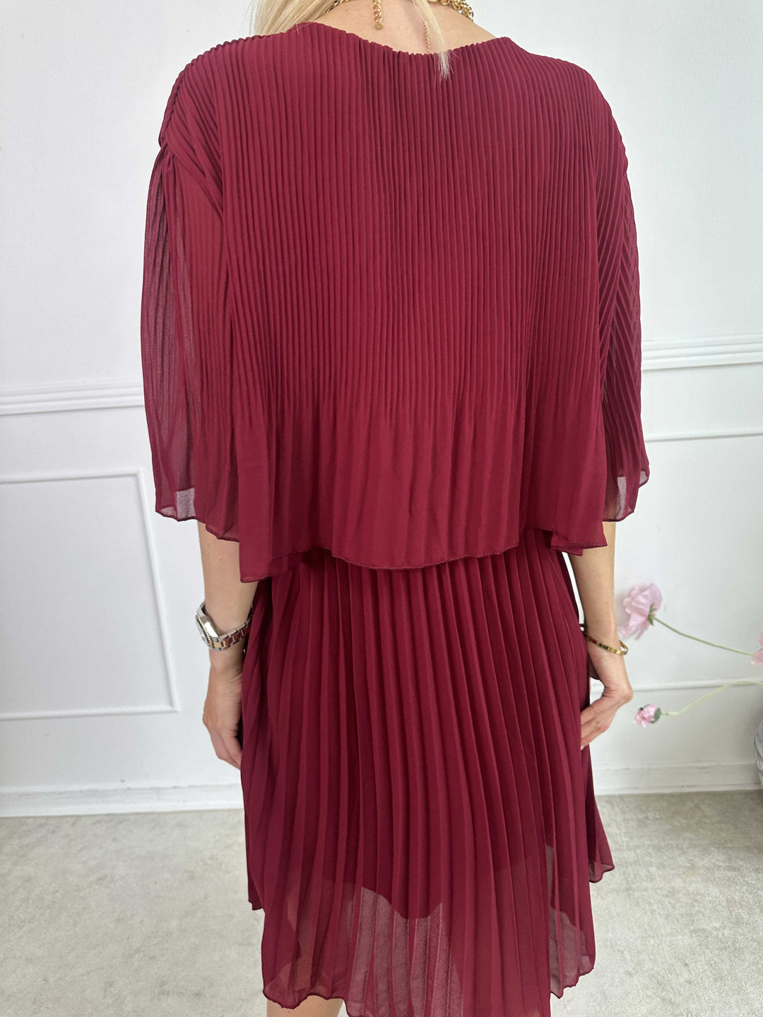 Cristina - Vestido inflable dulce con capa de rafia