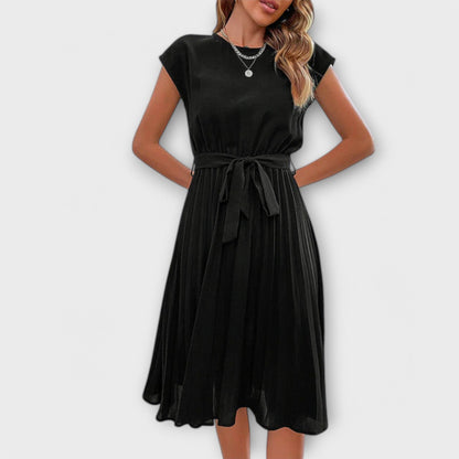 Vestido Claire Midi de Verano Corto - Ligero y Plisado