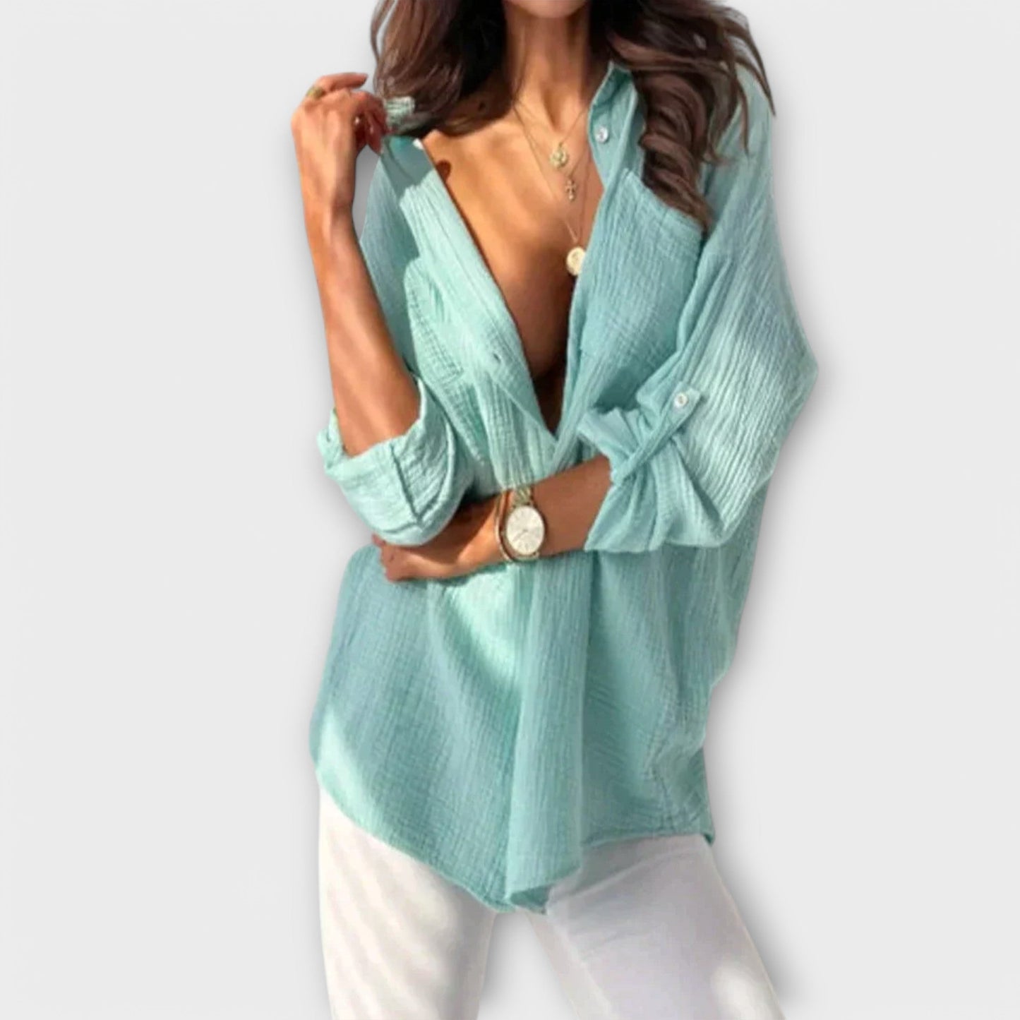 Blusa colorida de primavera y verano