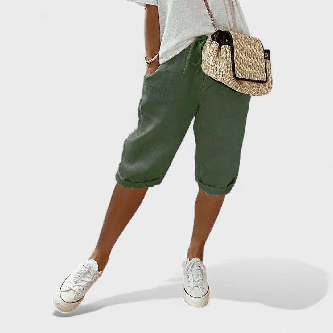 Pantalones cortos frescos y elegantes