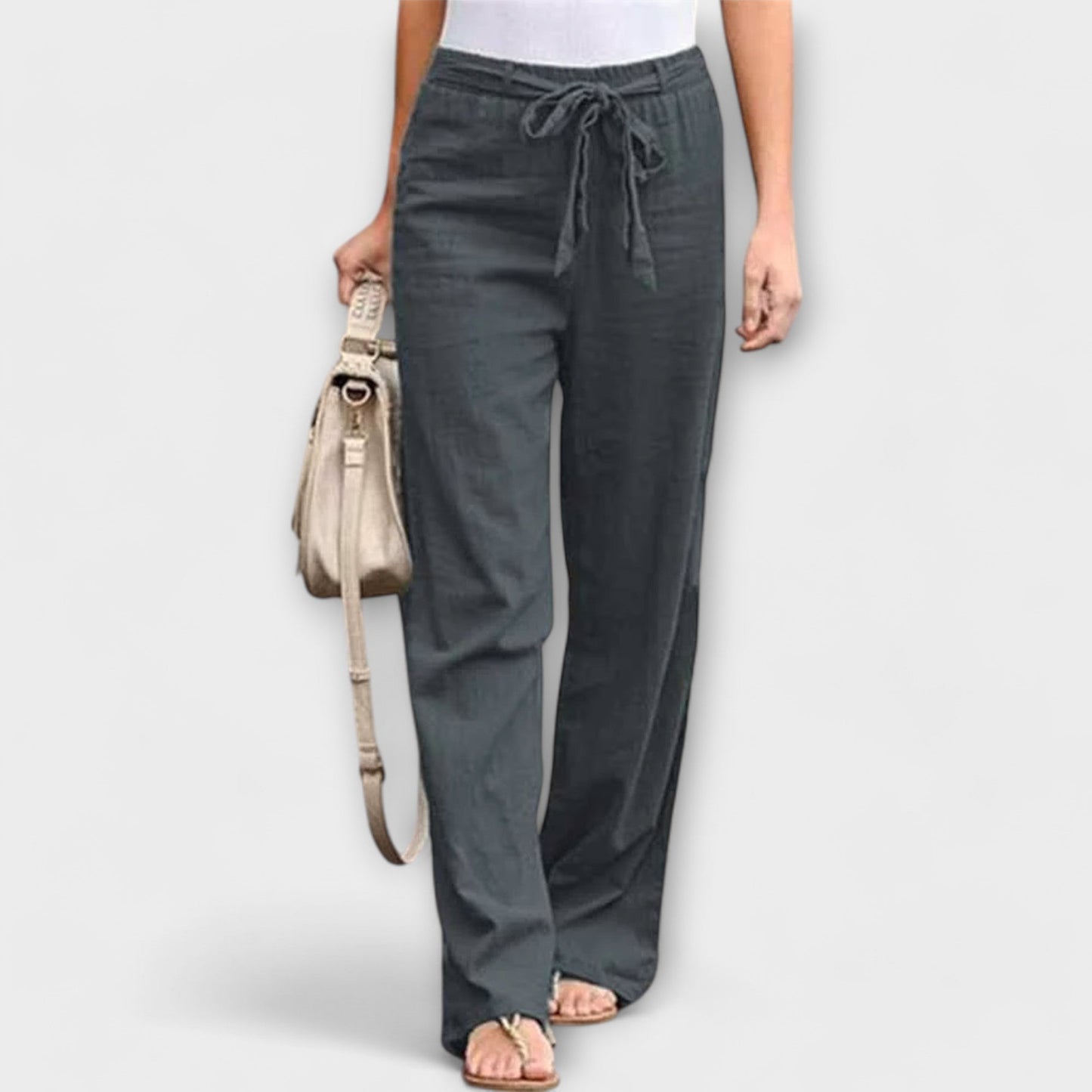 Pantalones de lino ligeros de Lauren - Comodidad y elegancia