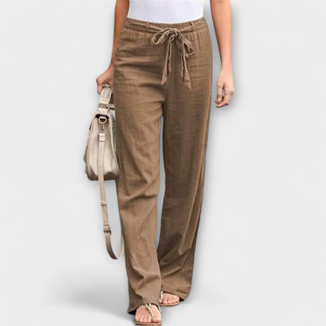 Pantalones de lino ligeros de Lauren - Comodidad y elegancia