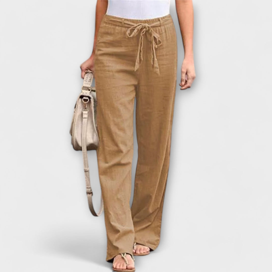 Pantalones de lino ligeros de Lauren - Comodidad y elegancia