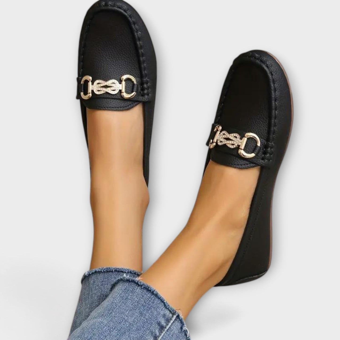 Mocasines clásicos de cuero para hombres