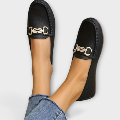 Mocasines clásicos de cuero para hombres