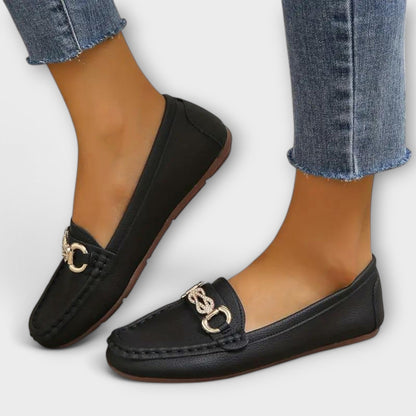 Mocasines clásicos de cuero para hombres