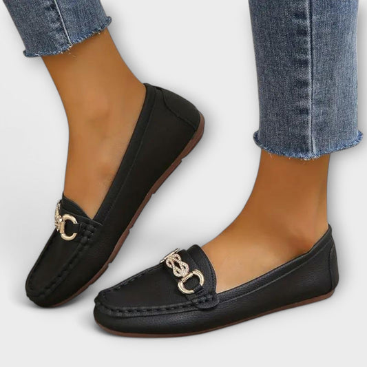 Mocasines clásicos de cuero para hombres