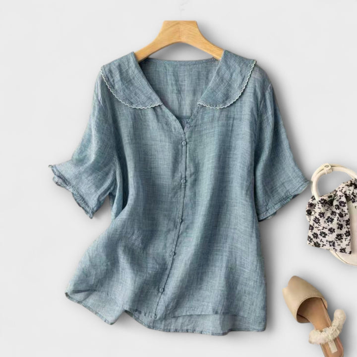 Camisa de lino Brenda - Elegancia y comodidad diaria