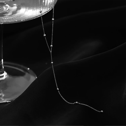 Cadena de llavero con colgantes - Joyería elegante para cualquier evento