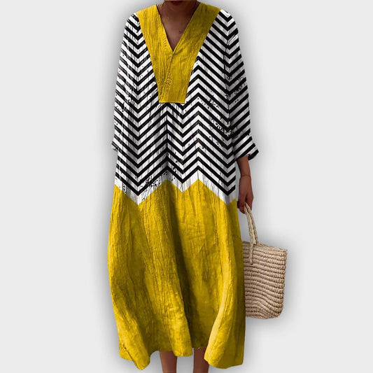 Vestido Lía Geométrico Elegante