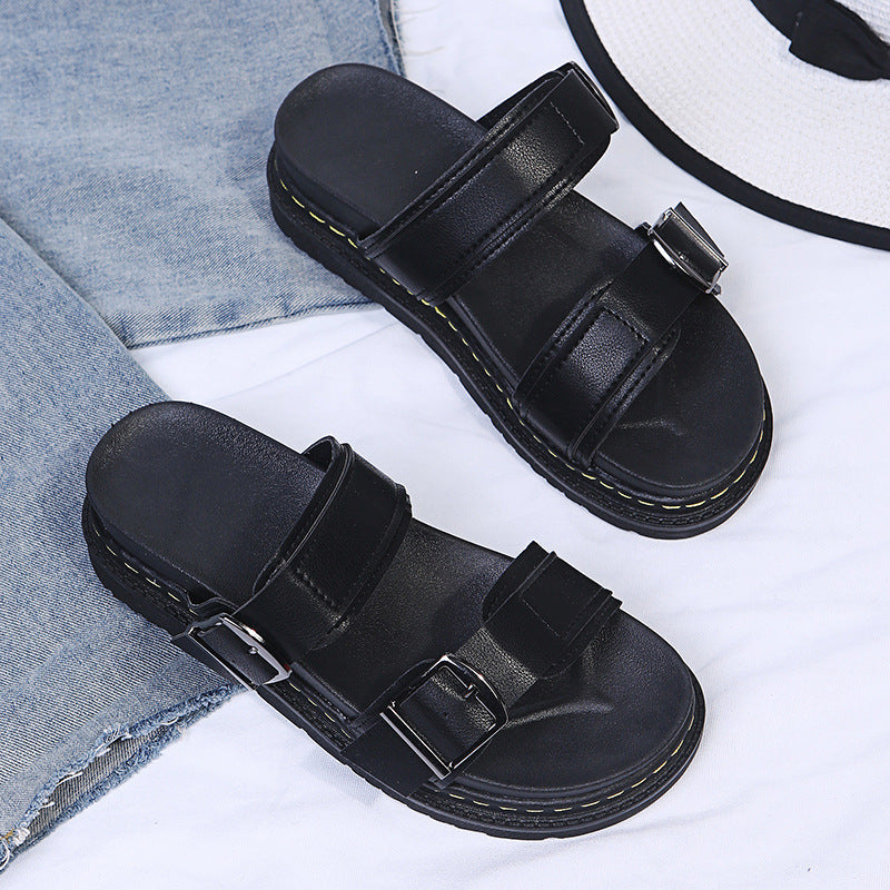 Paige – Sandalias de plataforma de verano con hebilla de comodidad