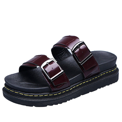 Paige – Sandalias de plataforma de verano con hebilla de comodidad