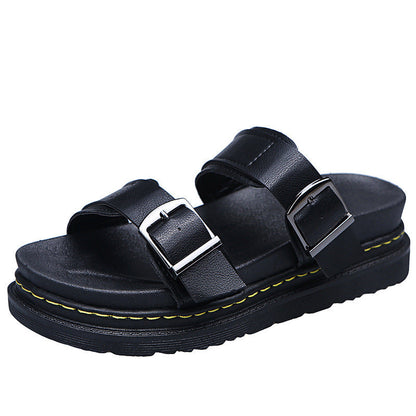 Paige – Sandalias de plataforma de verano con hebilla de comodidad