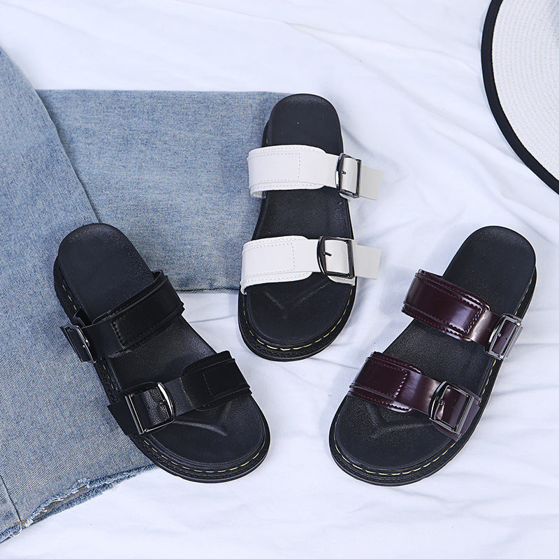 Paige – Sandalias de plataforma de verano con hebilla de comodidad