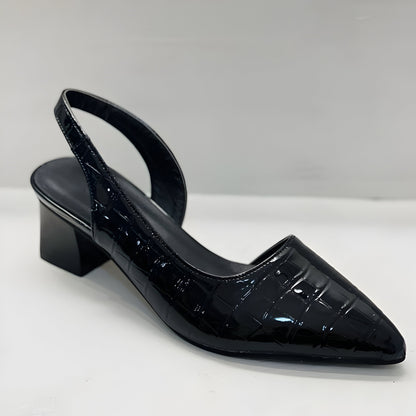 Lynn | Tacones ortopédicos con punta ancha