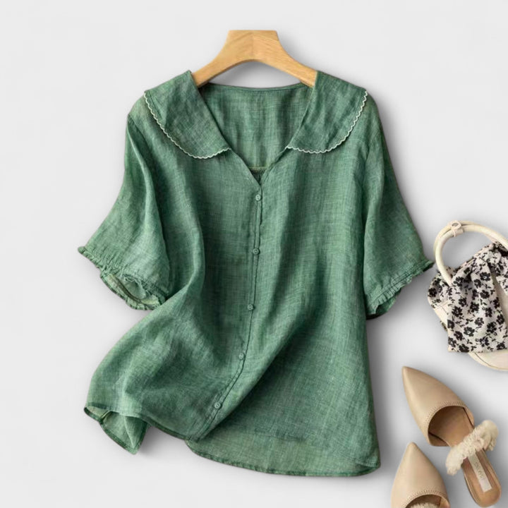 Camisa de lino Brenda - Elegancia y comodidad diaria