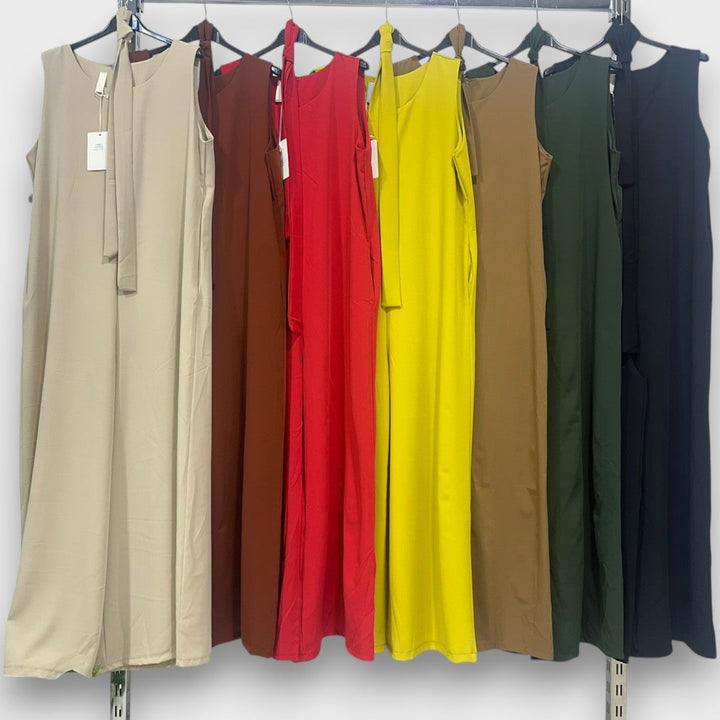 Dalia – Mono con cinturón en la cintura y pierna ancha