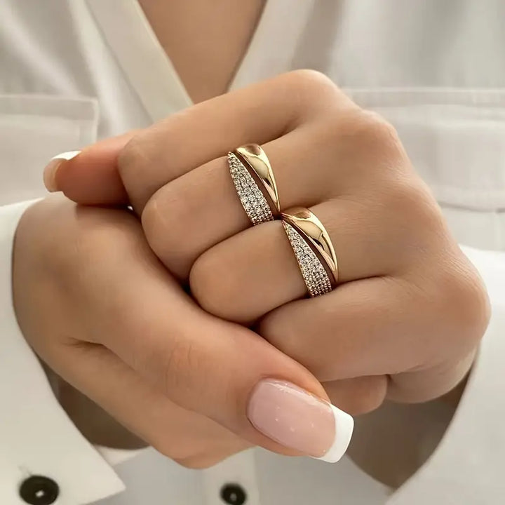 Anillo Elegante de Puerto | Apoyo al Cáncer de Mama