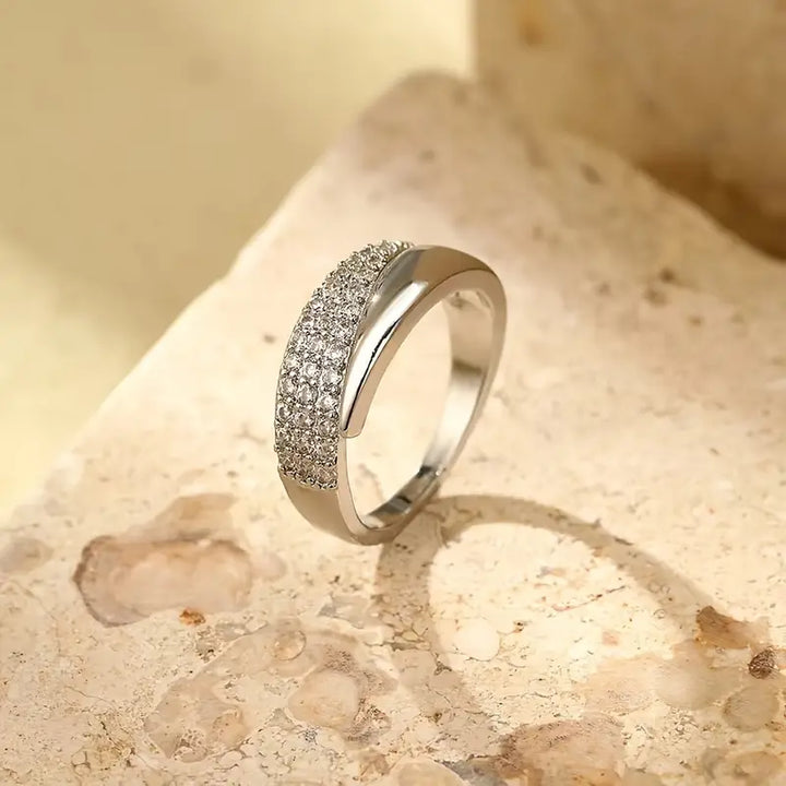 Anillo Elegante de Puerto | Apoyo al Cáncer de Mama