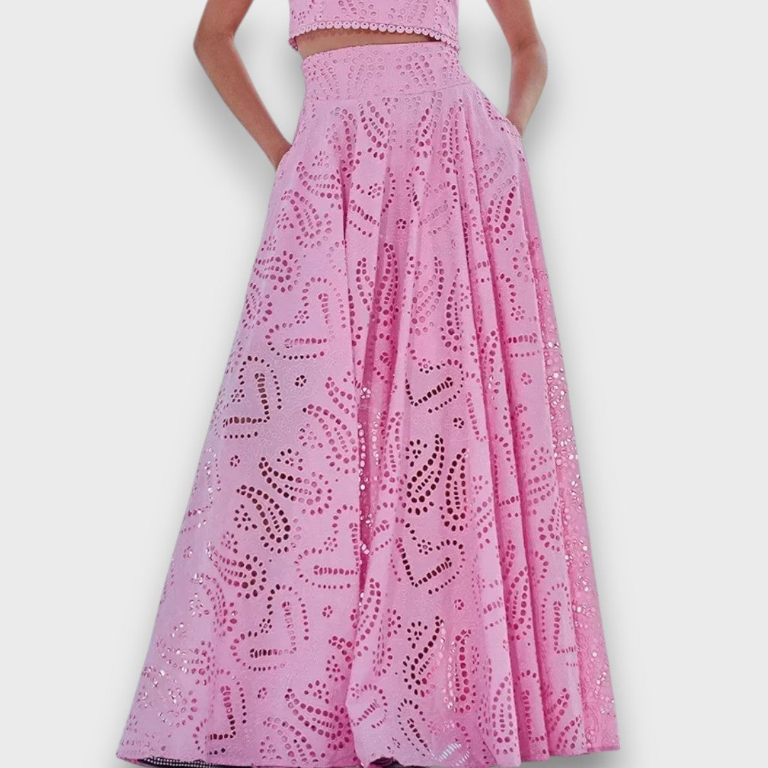 Lorina – Conjunto Doble con Romance de Corte