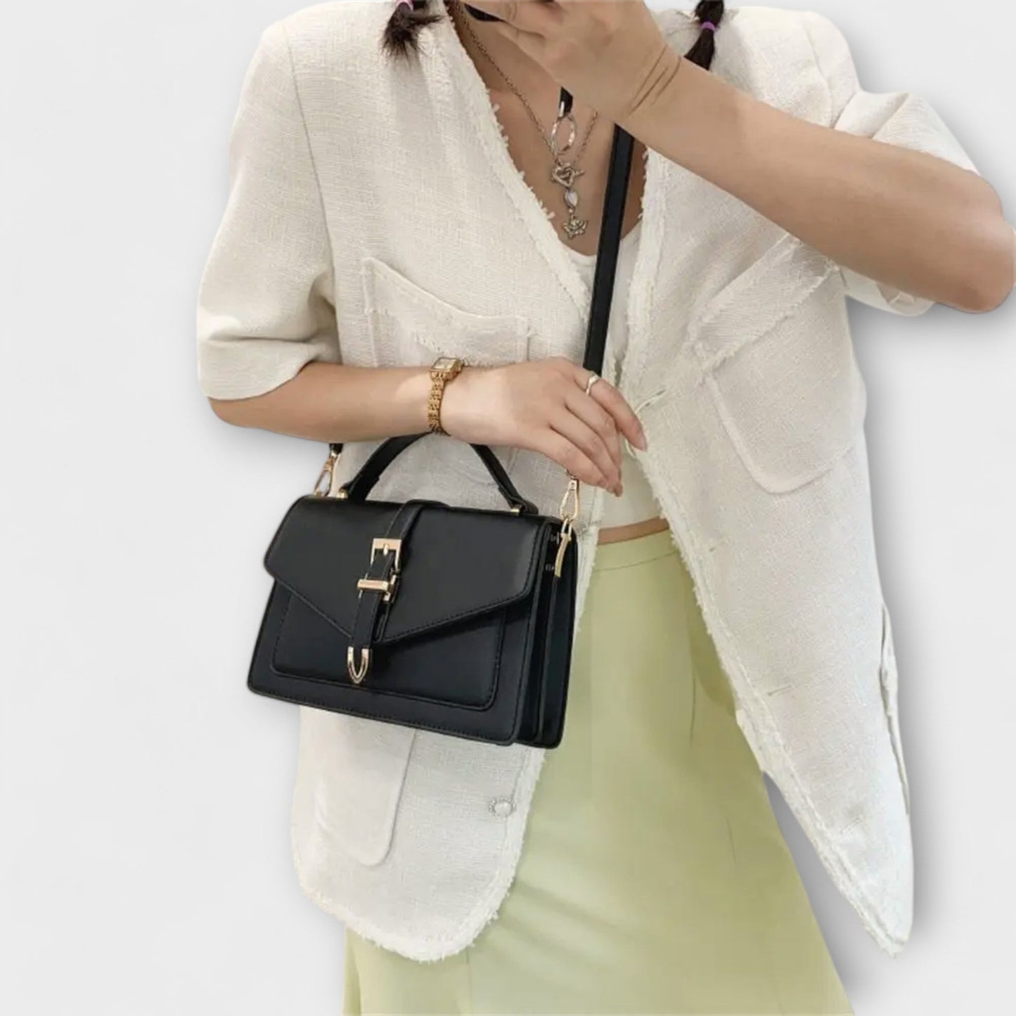 Bolso de mano clásico - Cuero PU elegante
