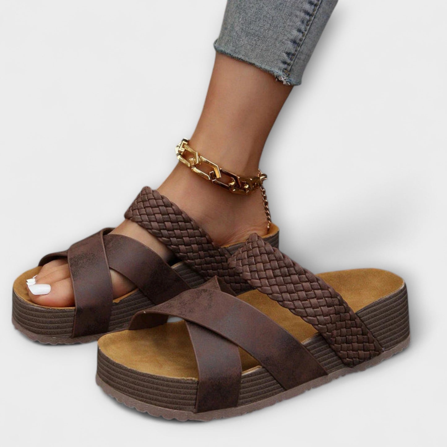 Sandalias ortopédicas elegantes para mujeres - comodidad y diseño moderno