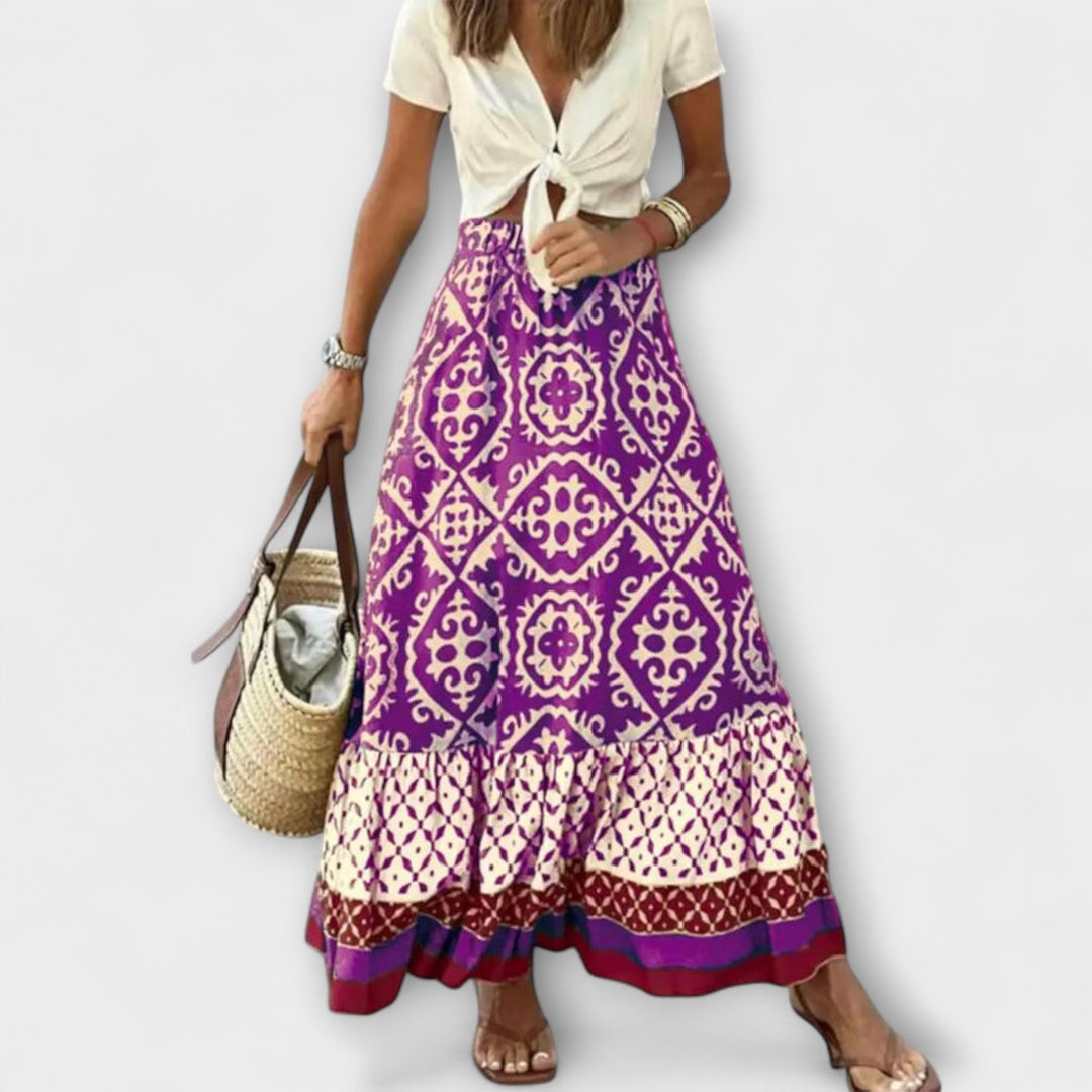 Falda de verano alta para mujeres - Comodidad y elegancia