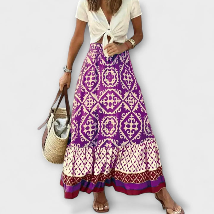 Falda de verano alta para mujeres - Comodidad y elegancia