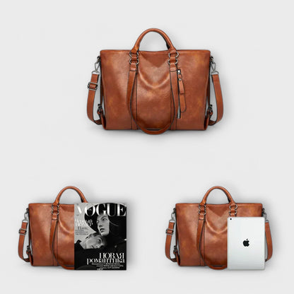 Bolso de cuero amplio Laura - bolso elegante y funcional