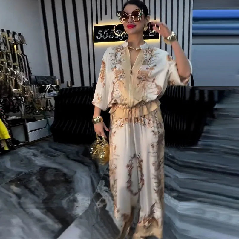 Elena | Conjunto de verano elegante con estampado