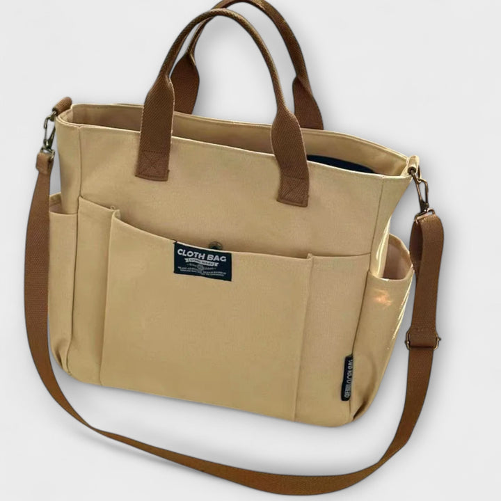Bolso de lienzo minimalista multifuncional