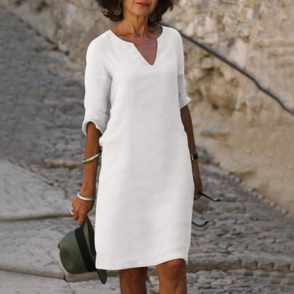 Isabela - Vestido de verano con cobertura de barriga