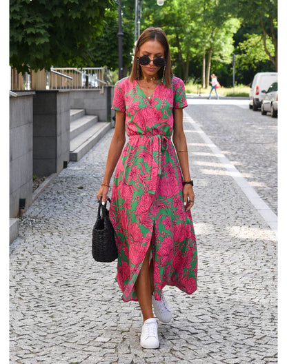 Susan - Vestido elegante con cuello en V