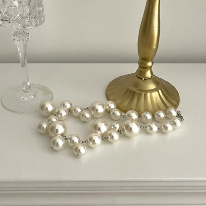 Collar de perlas elegante para mujeres