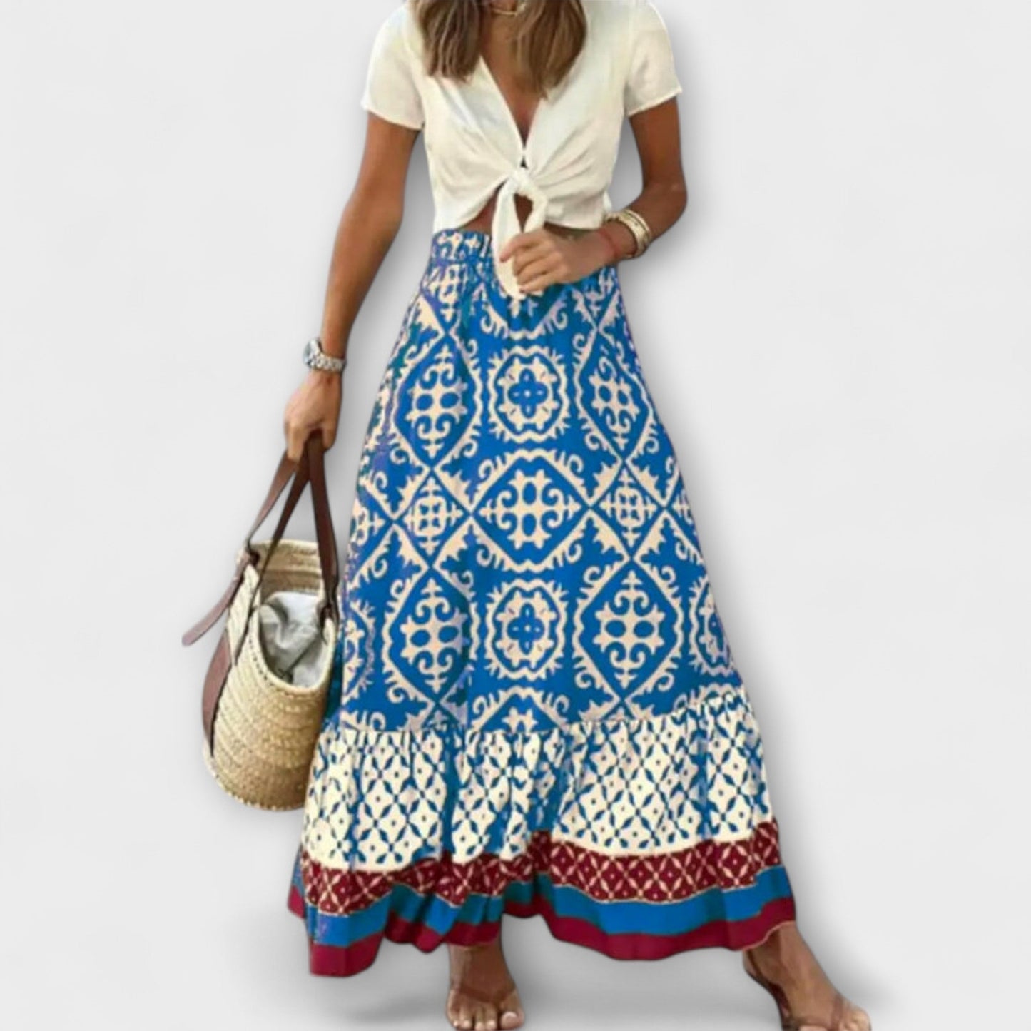 Falda de verano alta para mujeres - Comodidad y elegancia