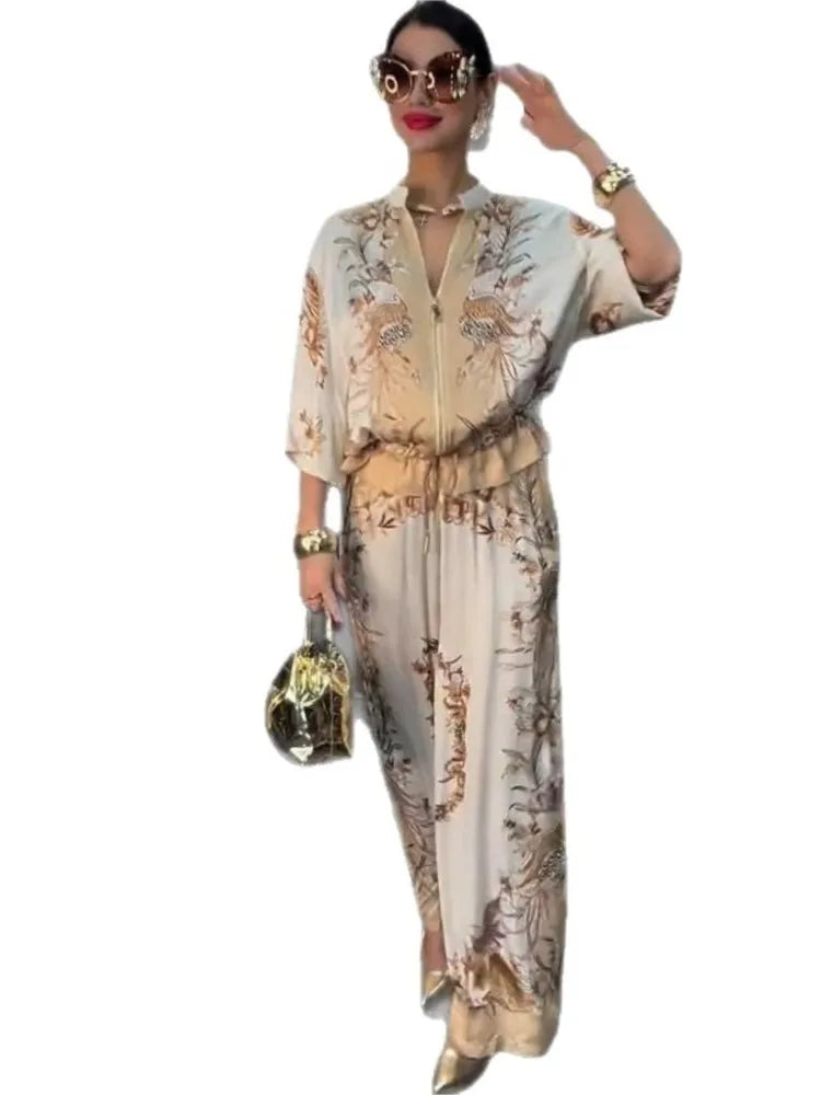 Elena | Conjunto de verano elegante con estampado