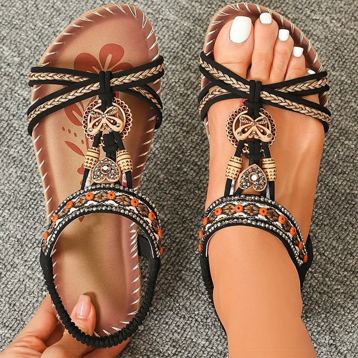 Bianca | Sandalias bohemias elegantes para el verano