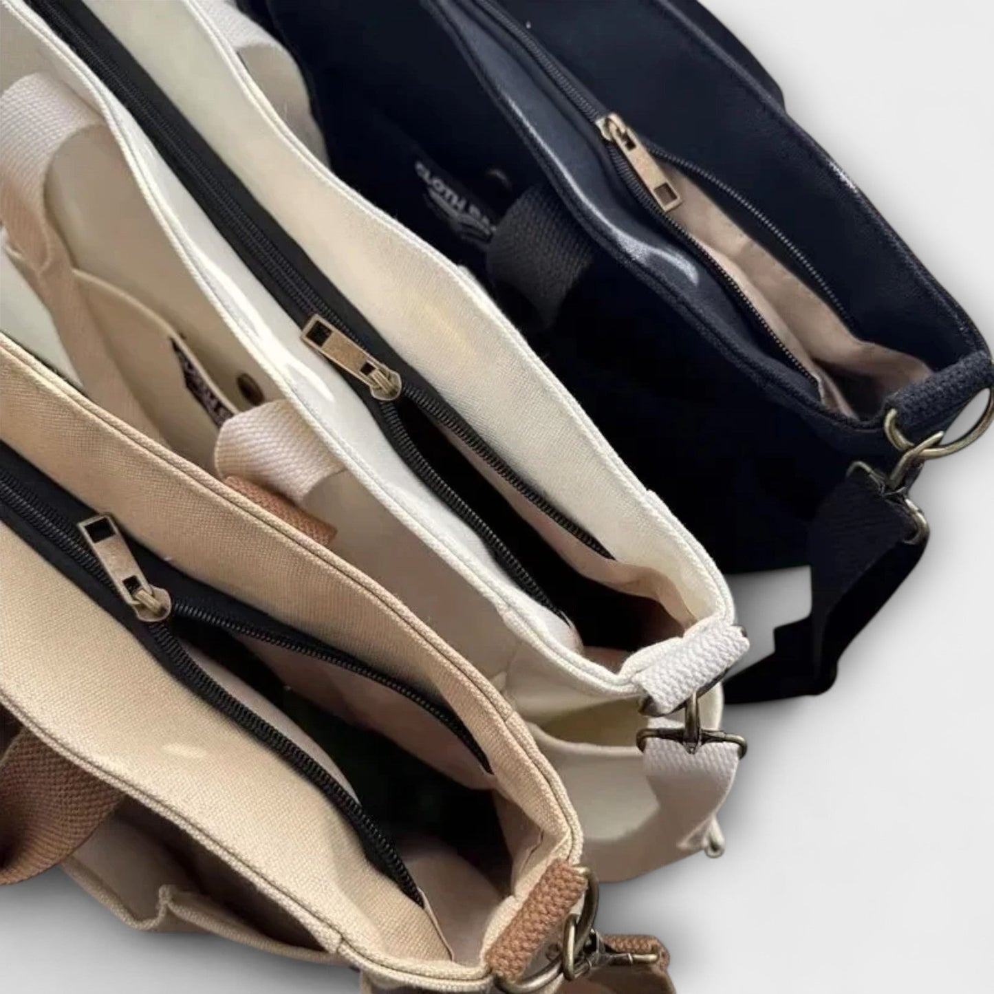 Bolso de lienzo minimalista multifuncional