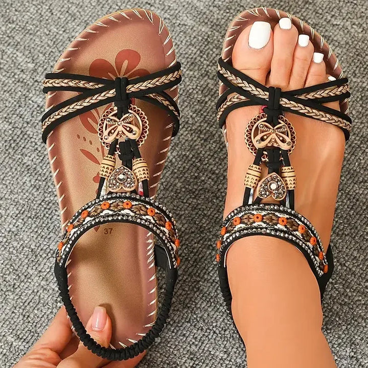 Bianca | Sandalias bohemias elegantes para el verano
