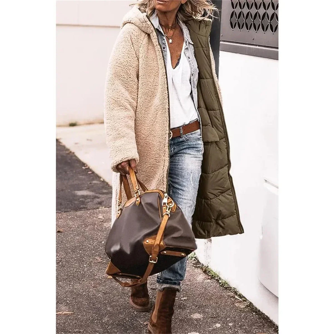 Abrigo acolchado reversible Maria