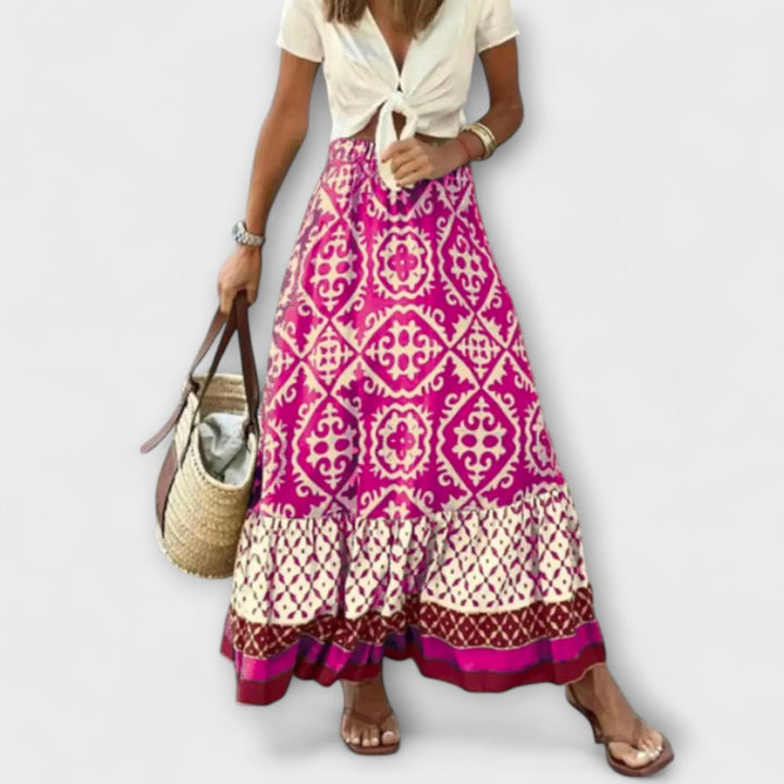 Falda de verano alta para mujeres - Comodidad y elegancia