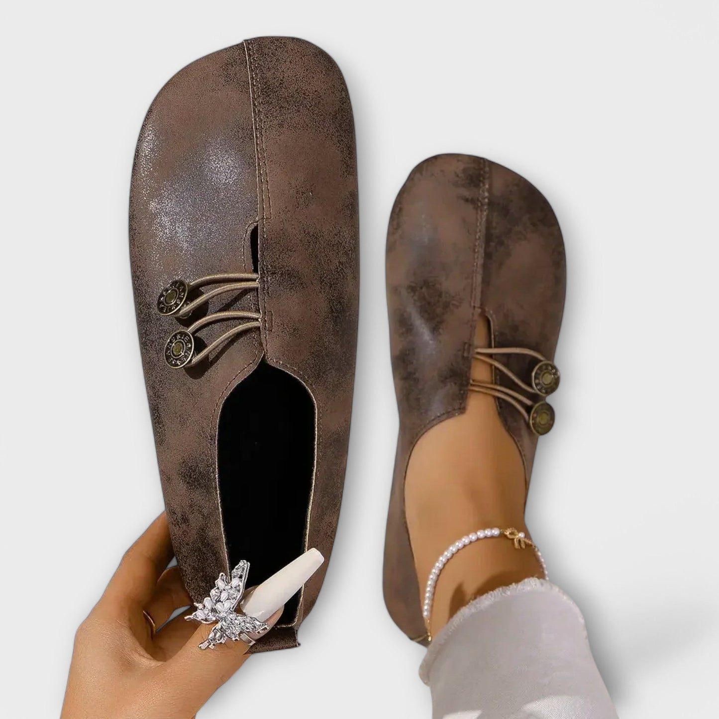 Zapatos Loafer Naira de Cuero Suede - Comodidad y Elegancia en Cada Paso