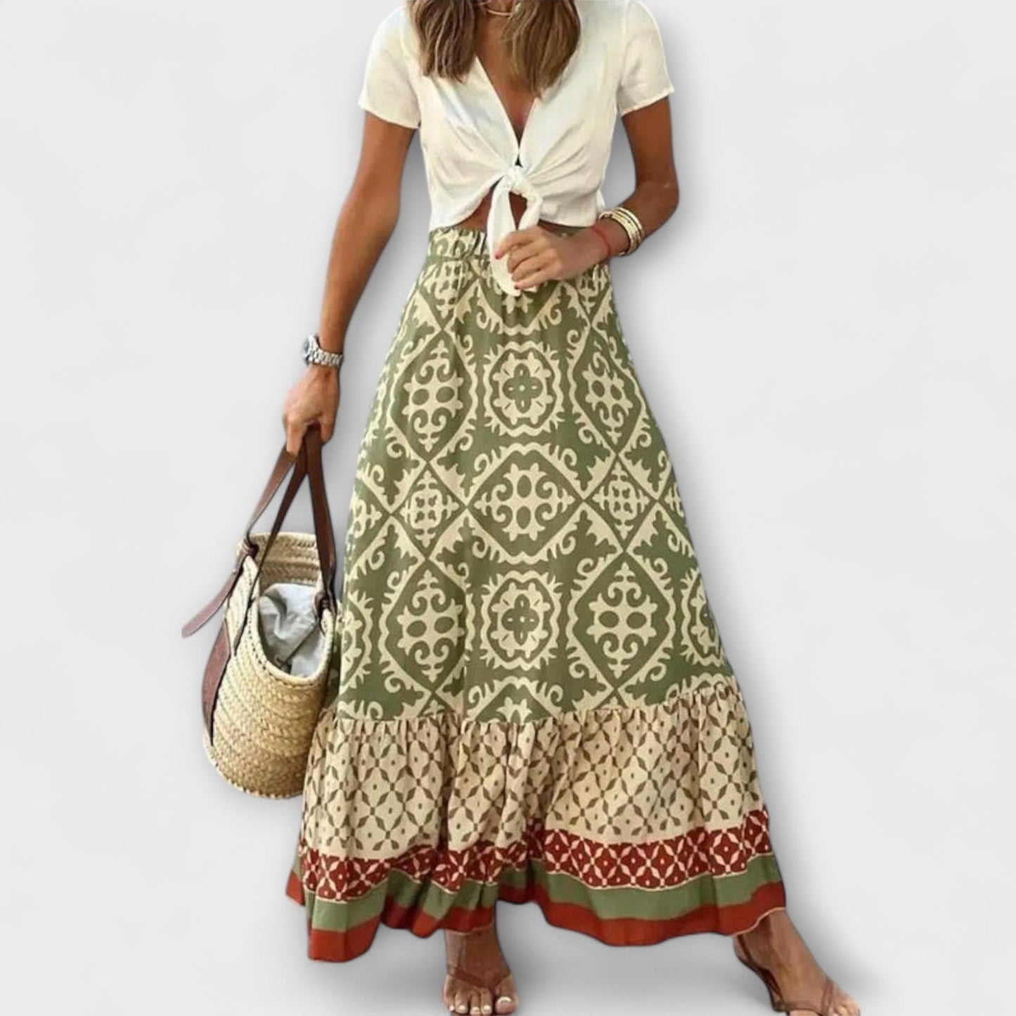 Falda de verano alta para mujeres - Comodidad y elegancia